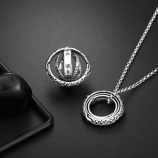 Astronomy Ring & Necklace Multi Use with Gedvey’s Special Necklace 925 Sterling Silver